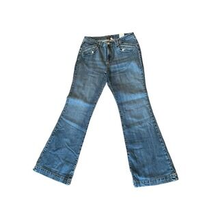 Kikit stretch Jeans Women's Size 10 Blue Denim Bootcut Leg High Rise Light Wash